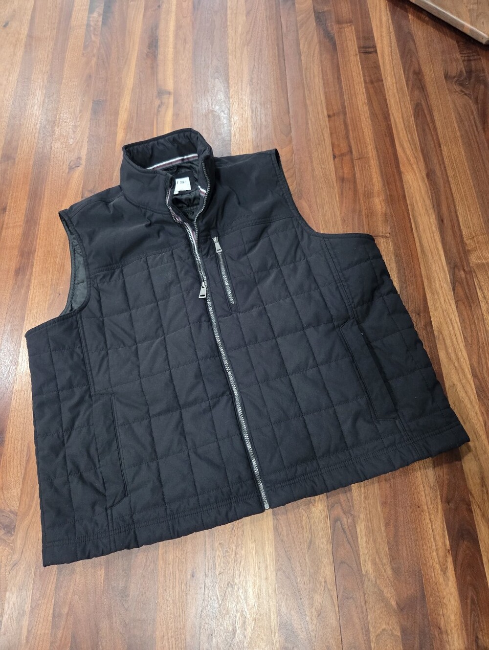 Orvis Men's Quilted Zip Front Vest Hand Pockets Zip Chest Pockets Size XXL